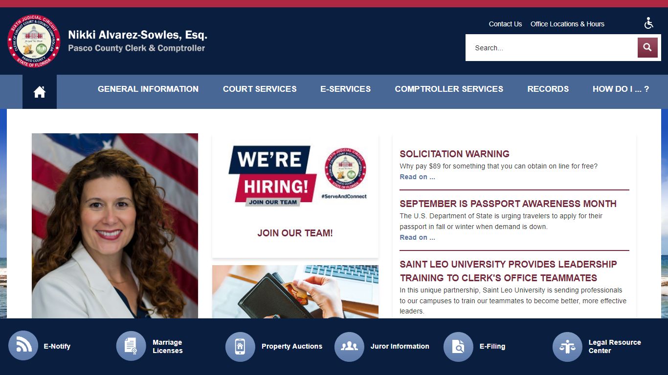 Pasco County Clerk, FL | Official Website